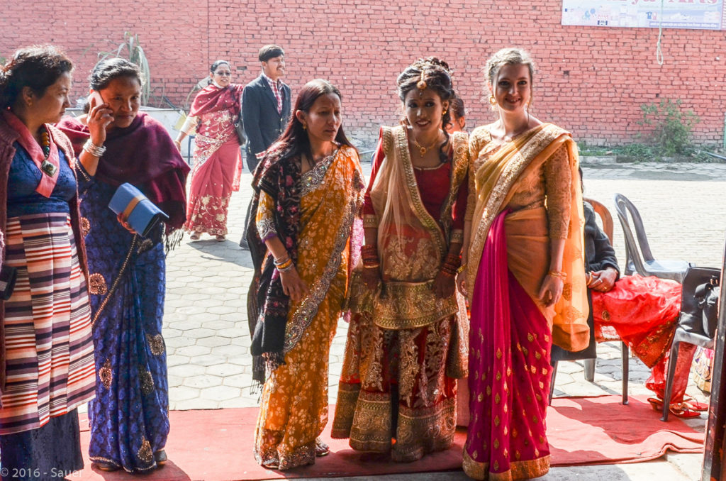 Nepalesische Hochzeit