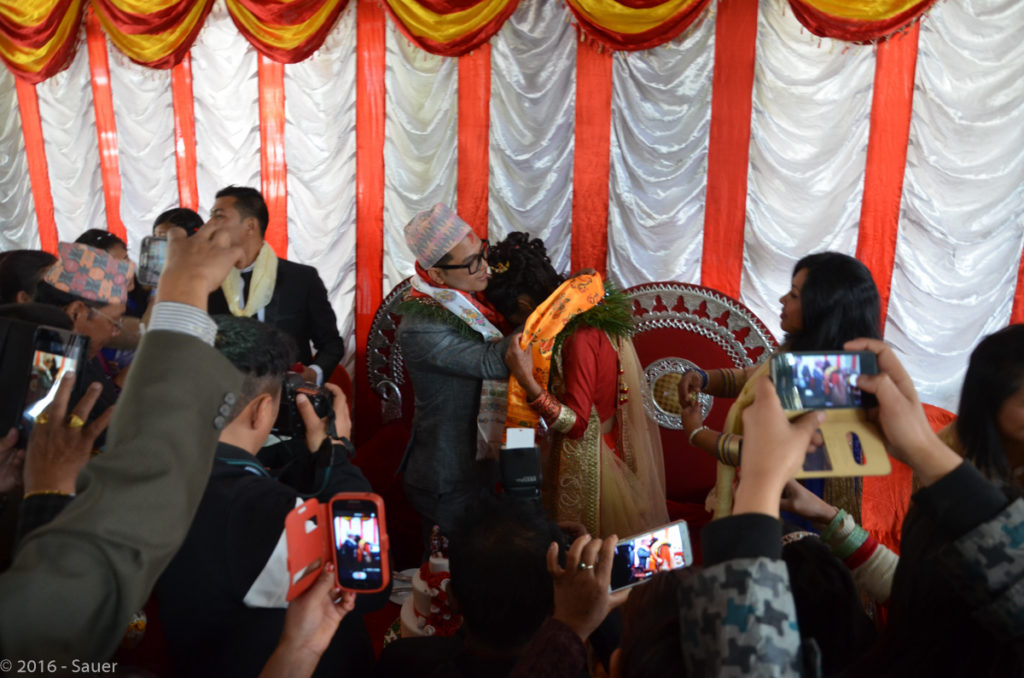 Nepalesische Hochzeit