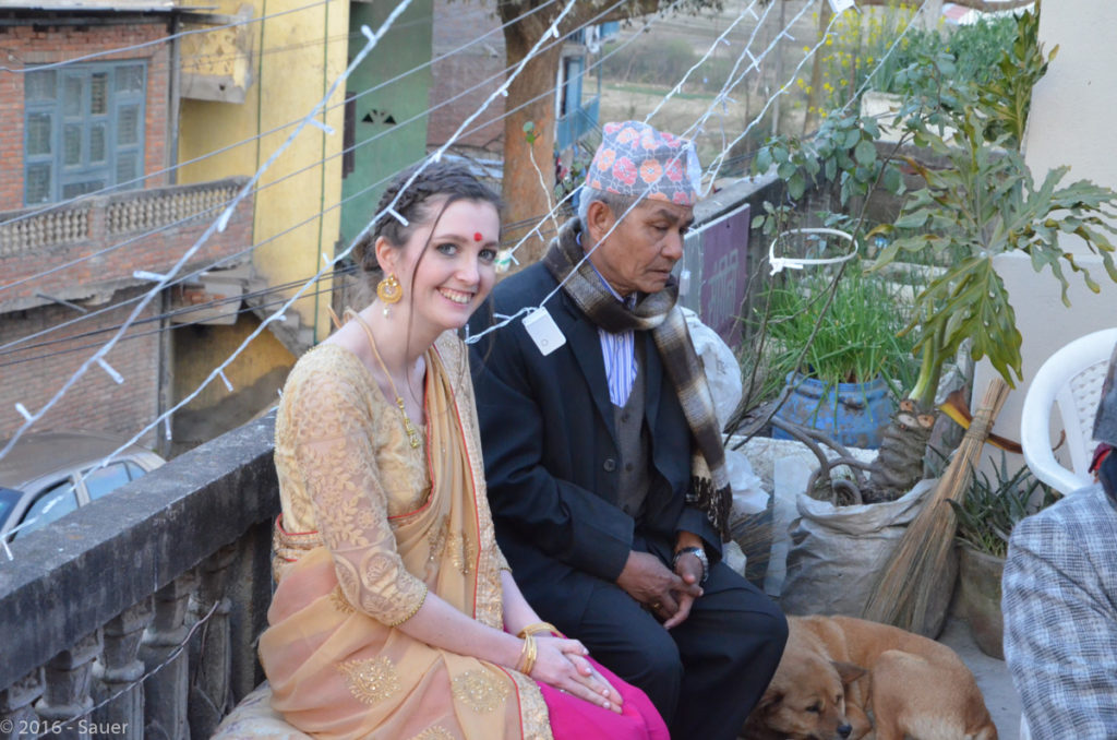 Nepalesische Hochzeit