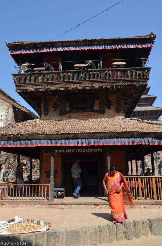 Café am Dhurbar-Square Bhaktapur