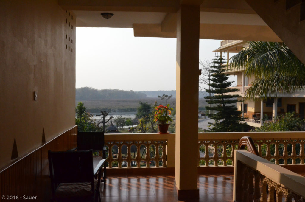 Blick vom Hotel River Side