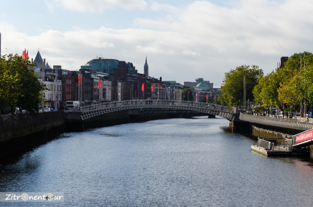Half Penny Bridge in Dublin