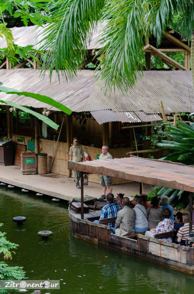 Zoo Leipzig Flussfahrt im Gondwanaland