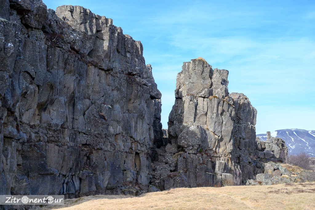 Bruchkante Þingvellir