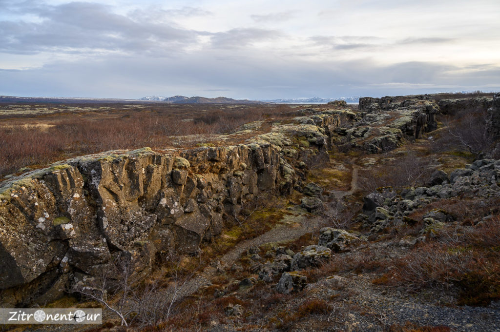 Bruchkante Þingvellir