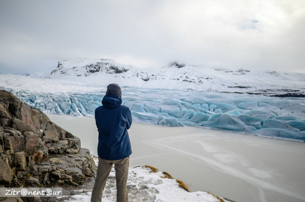Sebastian vor Svínafellsjökull