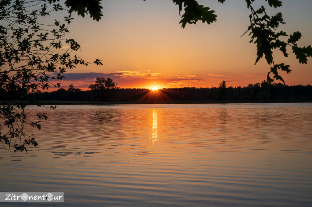 Sonnenuntergang am Neuendorfer See