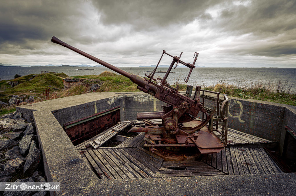 Bofors Flak-Stellung