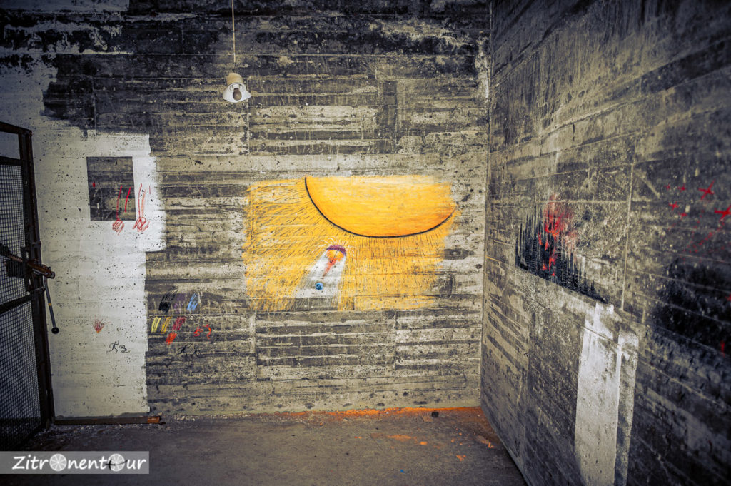 Wandbild im Generatorraum